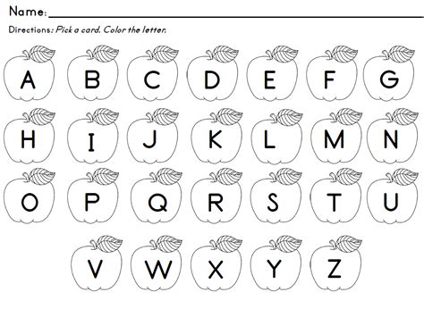 kindergarten letter recognition worksheets letter recognition centers