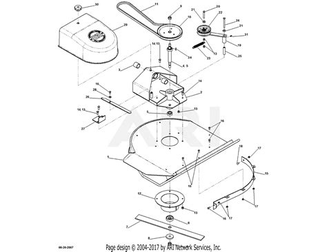 dr power  walk  mower ser atm  atm parts diagram  brush deck assy