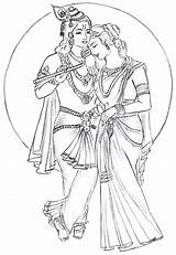 Krishna Radha Drawing Pencil Radhe Painting Glass Paintingvalley Drawings Sketches Explore Getdrawings Pe sketch template
