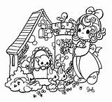 Coloring Pages House Precious Moments Little Girl Her Doll Animals Animal Print Angel Kids Printable Book Color Coloringbook4kids 為孩子的色頁 Drawings sketch template