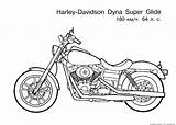 Motorcycle Drawing Coloring Printable Motocyclette Print sketch template