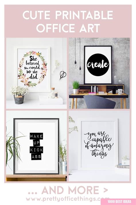 printable office decor heres  huge collection   printables