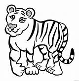 Tiger Coloring4free Coloring Pages Printable Lineart Outline Related Posts sketch template