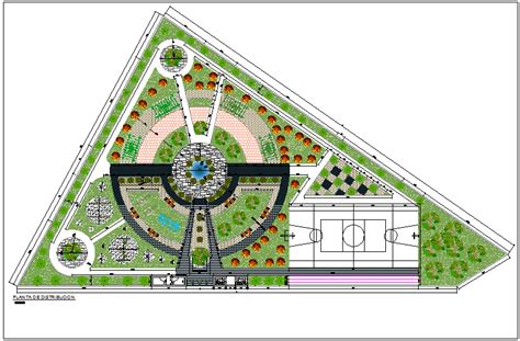 site plan layout detail view  park  residential area detail dwg file cadbull