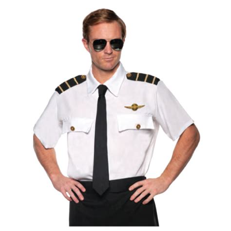 officially licensed pan am pilot shirt adult costume gypsy treasure