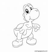 Yoshi Bowser sketch template