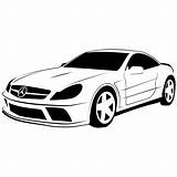 Mercedes Benz Clipart Vector Car Sl Clip Cars Silhouette Bmw Shmector Logo Luxury Exotic Coloring Pages Race Sketchy Traced Carros sketch template