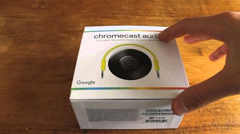 chromecast audio unboxing youtube