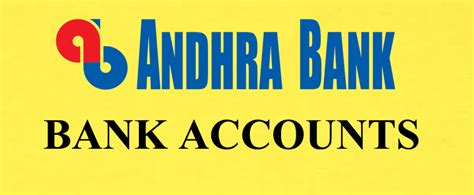 Andhra Bank Account Details Savings And Current Accounts Guide