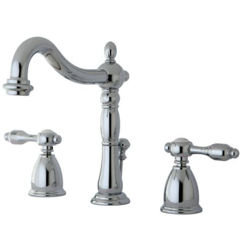 Kingston Brass Kb1971tal Widespread Lavatory Faucet With Retail Pop Up