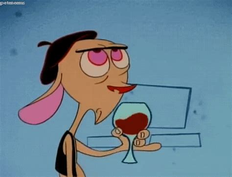 ren and stimpy wine find and share on giphy