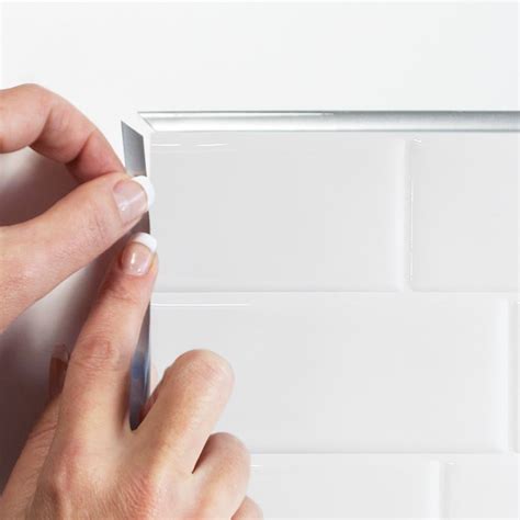 Metro Blanco Peel And Stick Smart Tiles Backsplash