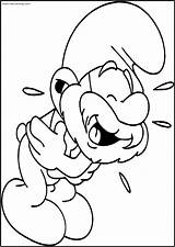 Laugh Smurf Wecoloringpage sketch template