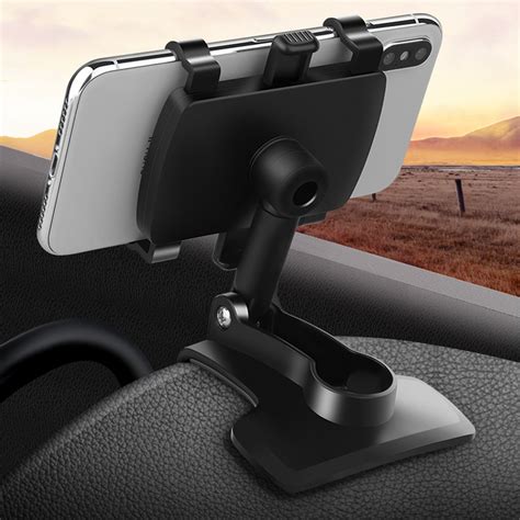car mobile phone holder clip  dashboard sun visorrearview mirror stand alexnldcom