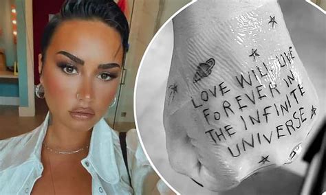 Demi Lovato Gets Another Tattoo As They Add To Her Collection Of Over