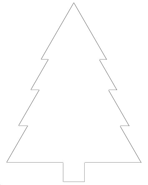 printable christmas tree templates