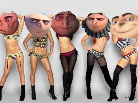people are photoshopping gru from despicable me onto celebrity faces