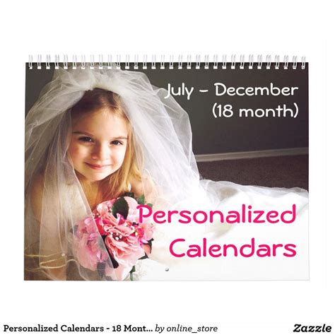 personalized calendars  month calendar zazzlecom personal calendar event template