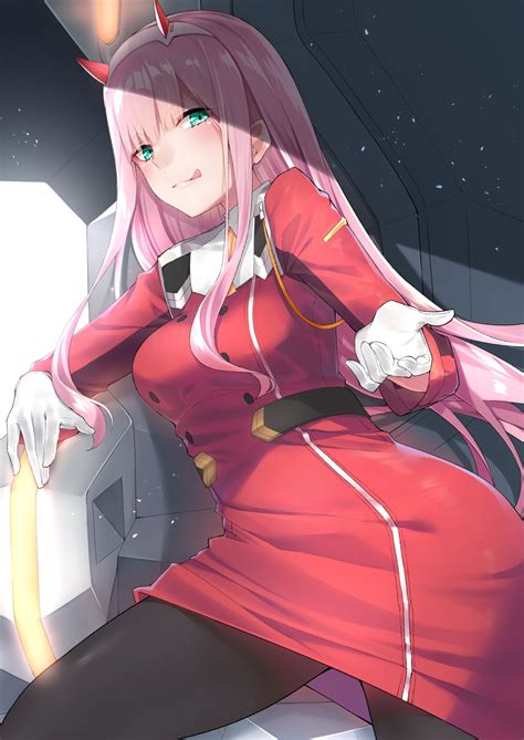 go 1 darling in the franxx zero two darling in the franxx horns pantyhose uniform 433025