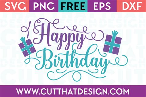 happy birthday svg files images  svg files