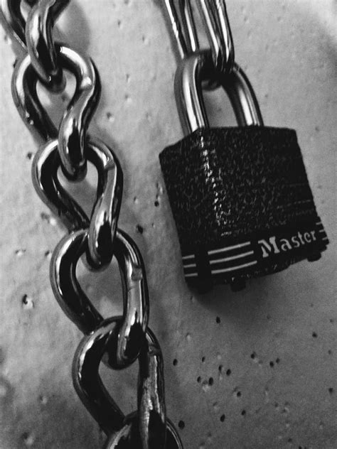 lock  chain aesthetic black  white edgy life locked love