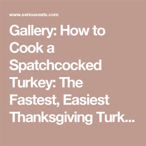 How To Cook A Spatchcocked Turkey The Fastest Easiest