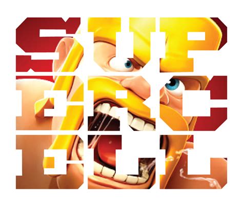 full clash supercell logo font