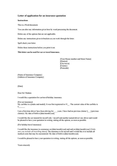 template  application letter  letter template collection