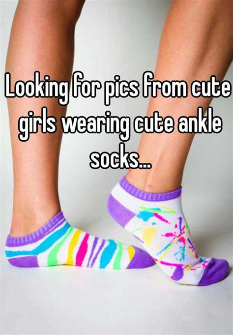 Looking For Pics From Cute Girls Wearing Cute Ankle Socks