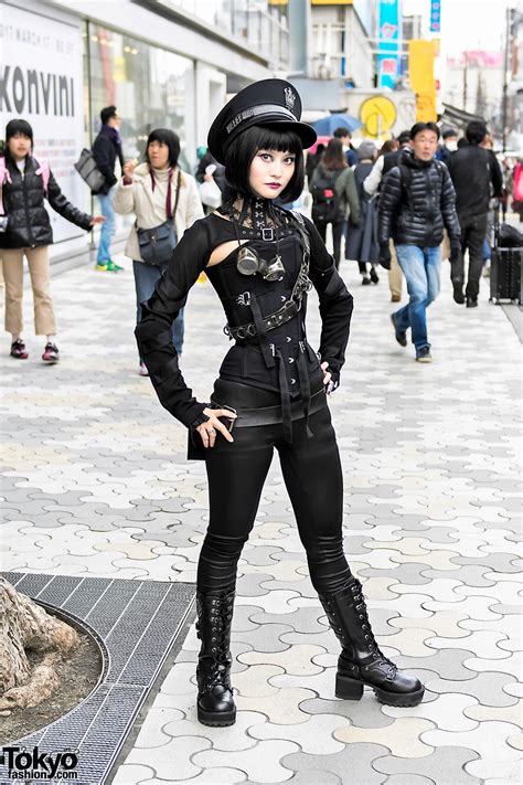 japanese steampunk street style w ozz on and pure one corset works