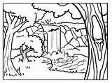 Forest Coloring Pages Animals Background Drawing Sheets Kids Printable Forests Animal Colour Sheet Nature Tree Book Visit Backgrounds Choose Board sketch template