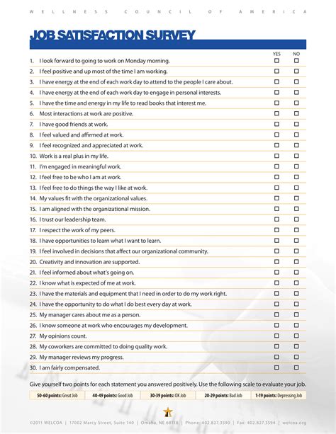 employee satisfaction survey form examples   examples