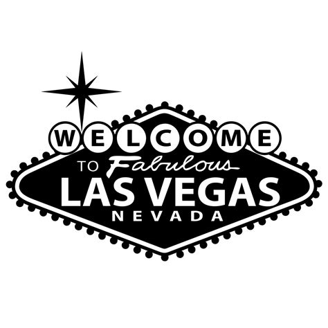 las vegas sign vinyl bedroom wall art