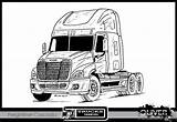 Drawing Freightliner Truck Cascadia Deviantart Favourites Experiment Tools Own Digital Add sketch template