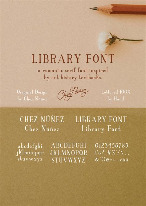 original font library chez nunez