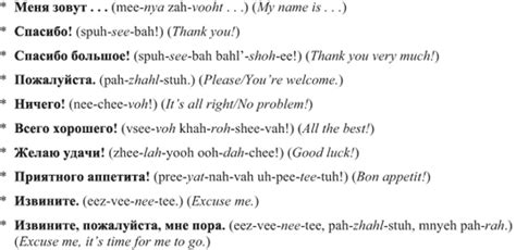 Handy And Polite Russian Expressions Dummies