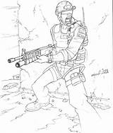 Call Duty Coloring Pages Warfare Modern Choose Board sketch template