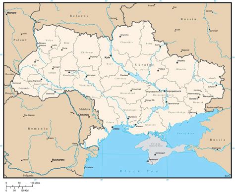 ukraine map  province areas  capitals  adobe illustrator