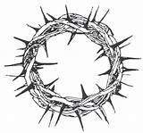 Thorns Crown Clipart Thorn Drawing Tattoo Wreath Jesus Clip Friday Good Cliparts Christ Means Crowns Lent Bible Getdrawings Clipground Welcome sketch template