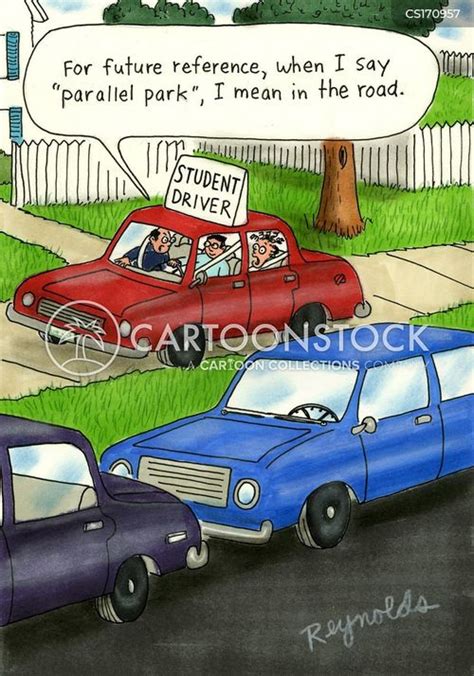 learner driver cartoons  comics funny pictures  cartoonstock