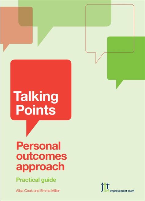 talking points  personal outcomes approach  evaluation