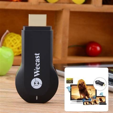 wecast  miracast dlna affichage airplay wifi tv mini dongle tv cast dongle stick tv hdmi p
