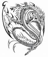 Coloring Pages Neon Getcolorings Dragon sketch template