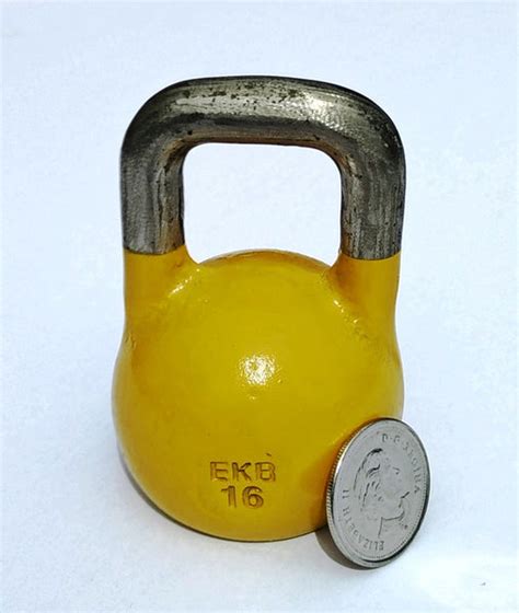 yellow mini replica  lb pro grade kettlebell extremekettlebellcom
