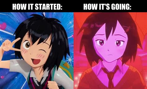 Before And After Peni Parker Know Your Meme