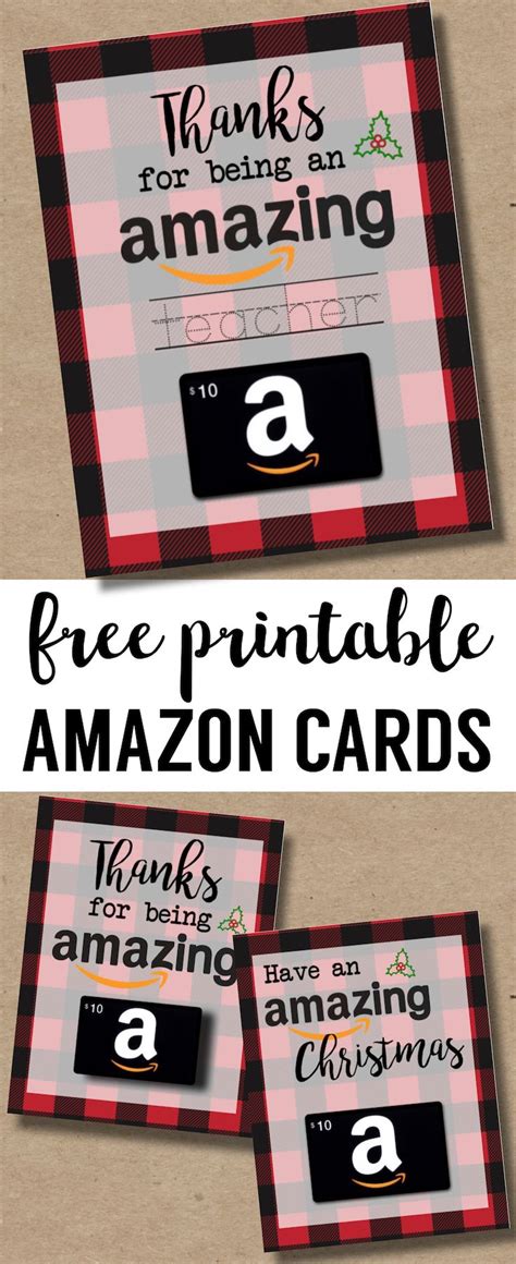 printable christmas gift card holders  amazon paper trail design