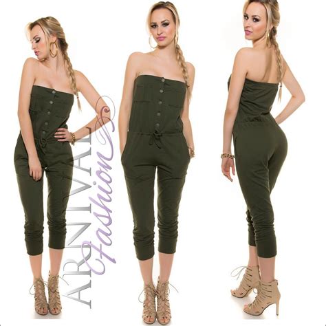 new womens fashion clothing boob tube overall 8 10 12 strapless jumpsuit pants ebay