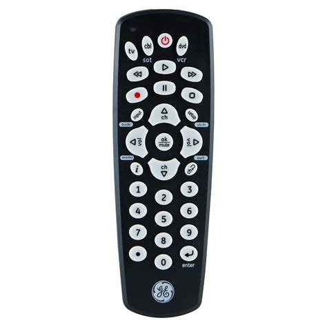 ge universal remote control  device compact design black  walmartcom
