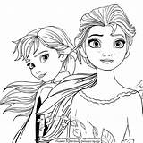Frozen Coloring Elsa Anna Disney Da Colorare Disegni Walt Animation Copyright Print sketch template