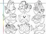 Nemo Dory Masks sketch template